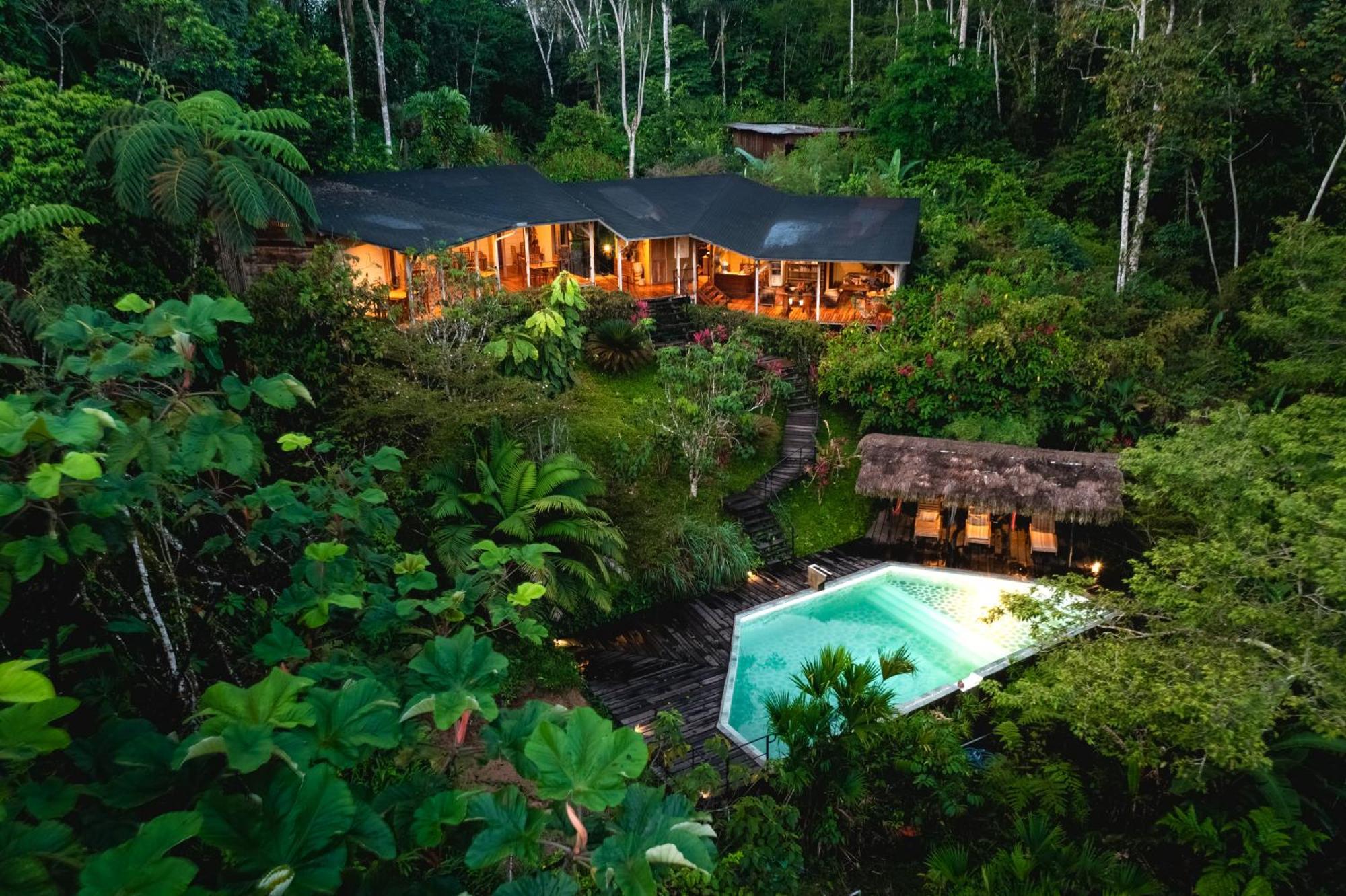 Hamadryade Lodge Puerto Misahuallí Exteriör bild